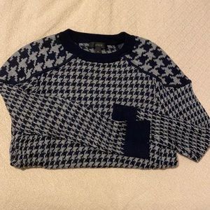 Houndstooth sweater from J. Crew